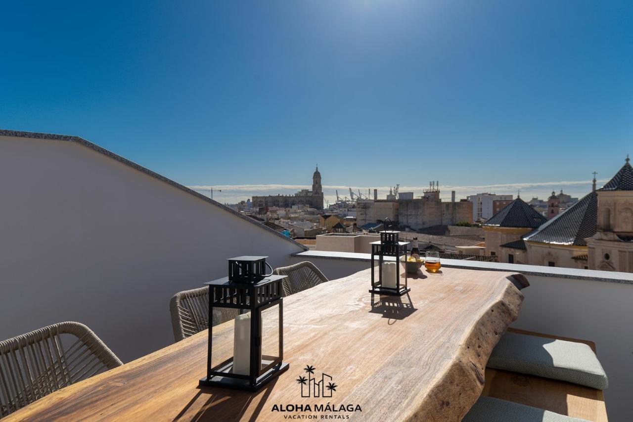 Luxury Duplex With Pool And Padel Court In Town Apartment Malaga Ngoại thất bức ảnh